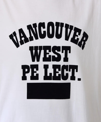 【成人款標誌T恤】溫哥華 絨布標誌T恤
