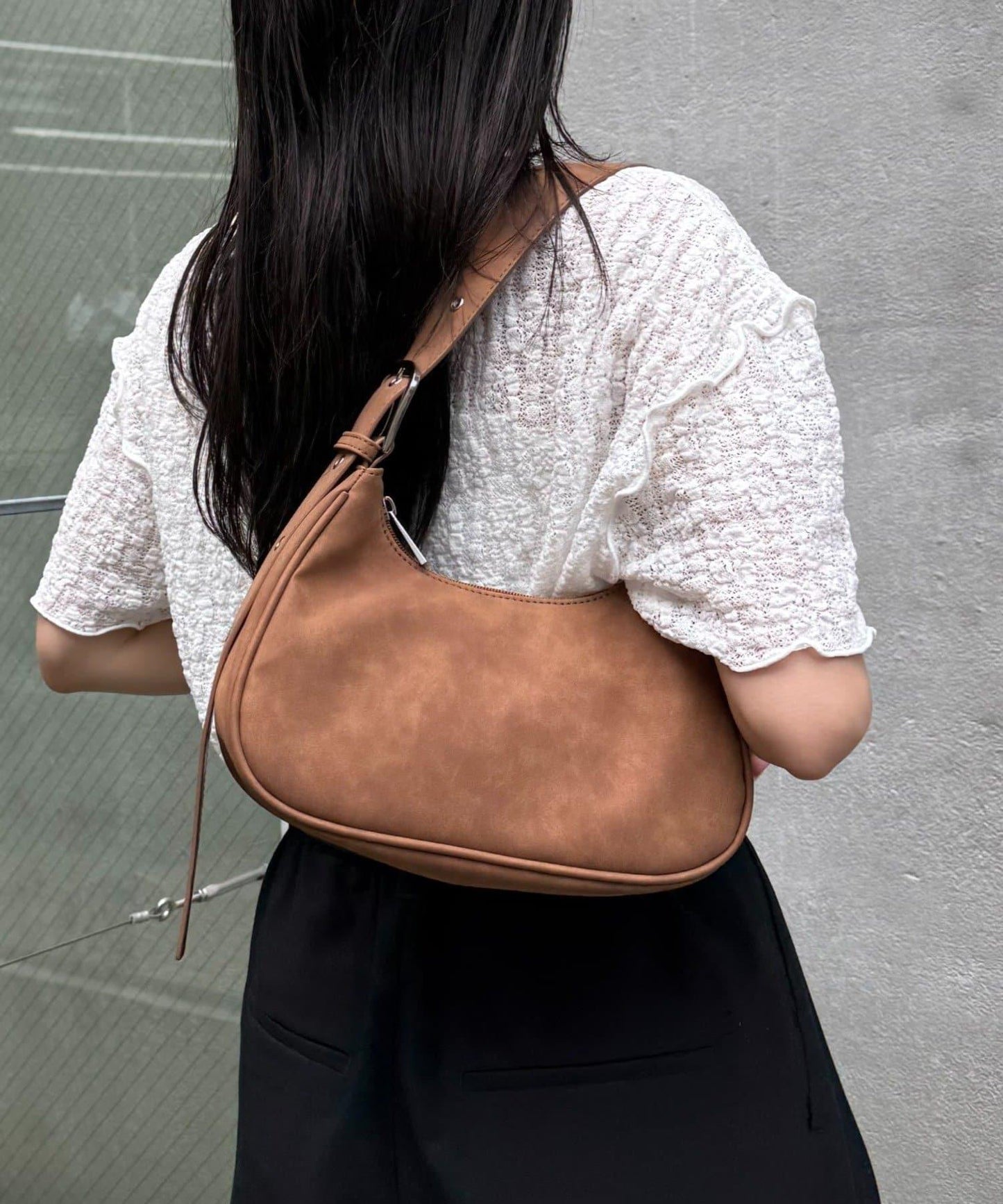 透視蕾絲短袖寬鬆上衣