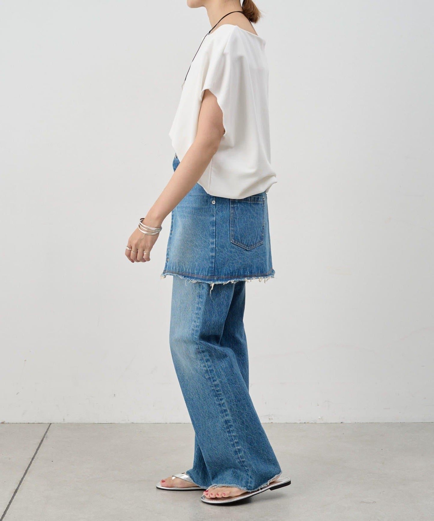 SHENERY 露肩法式短袖衛衣