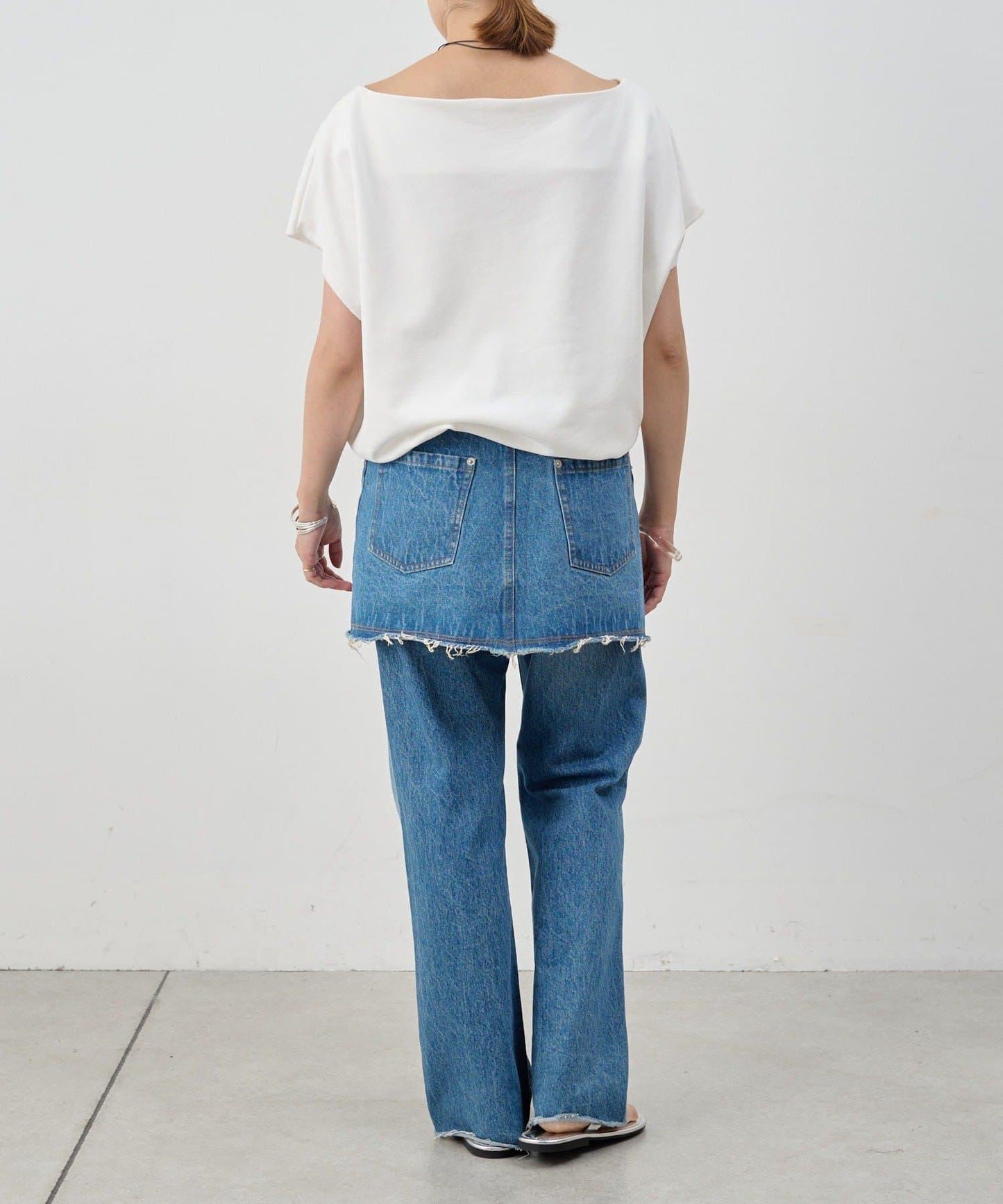 SHENERY 露肩法式短袖衛衣