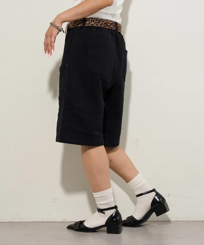 斜插袋 運動棉質 休閒短褲