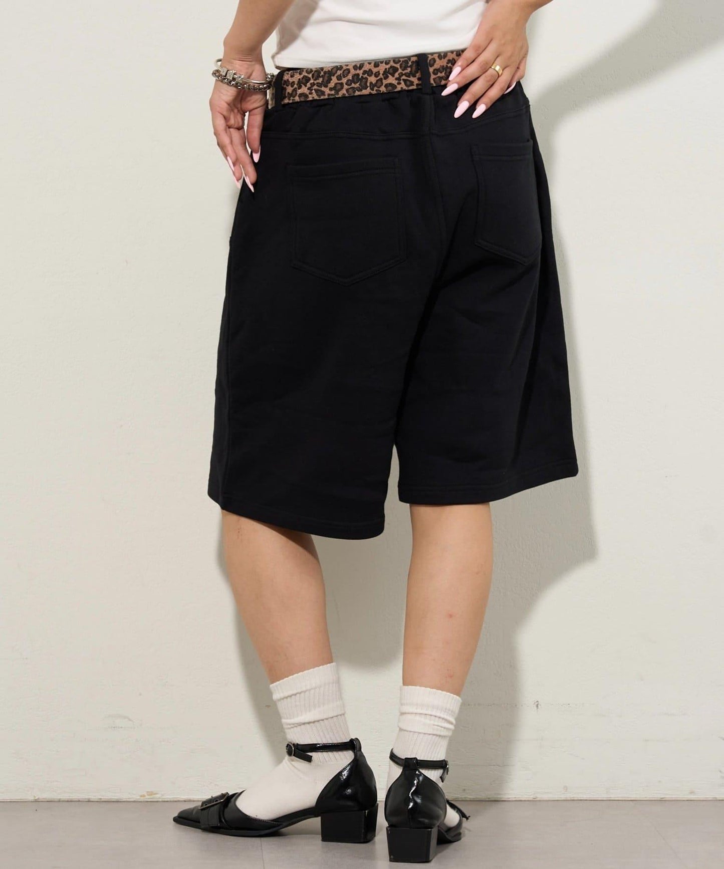 斜插袋 運動棉質 休閒短褲