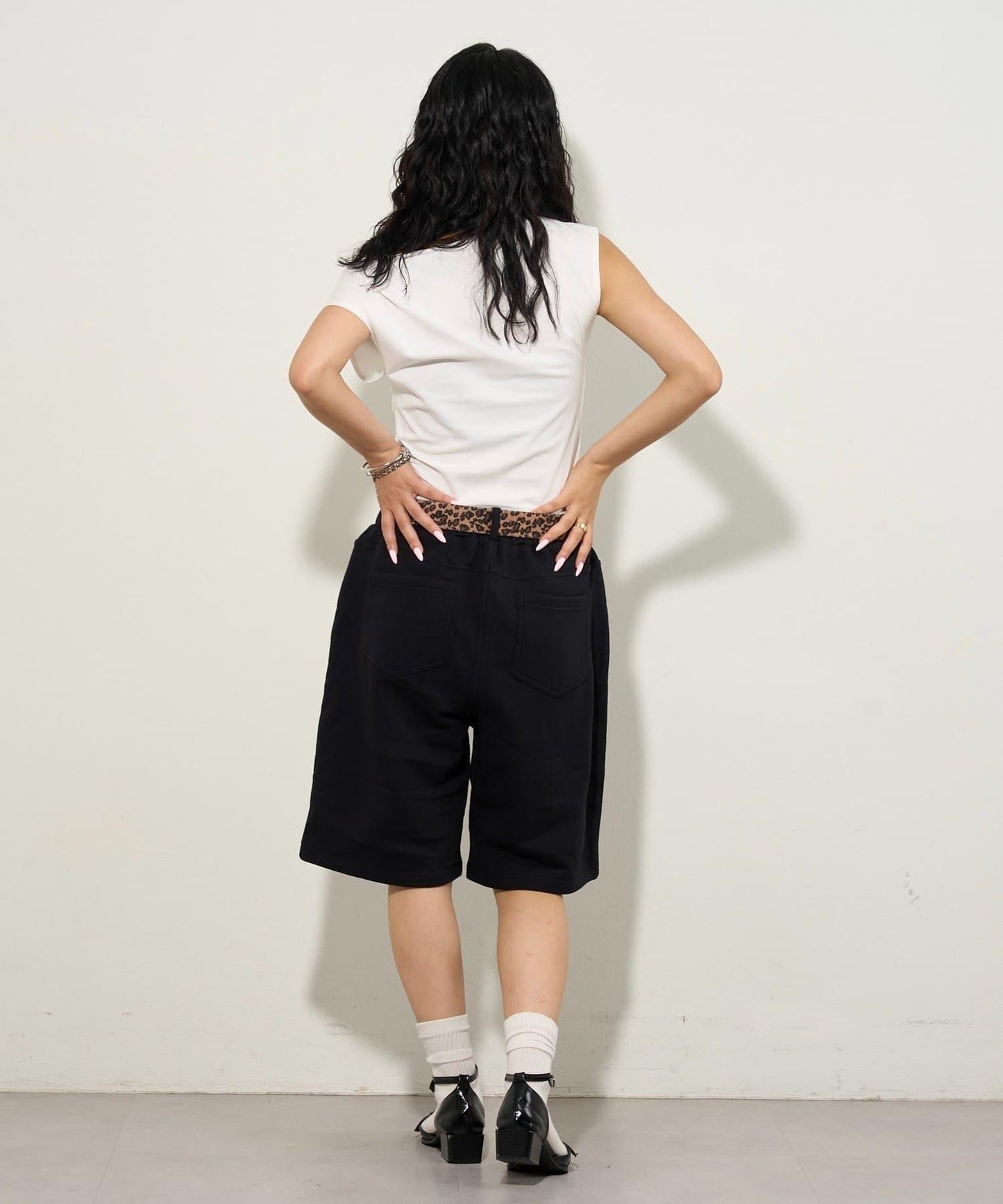 斜插袋 運動棉質 休閒短褲