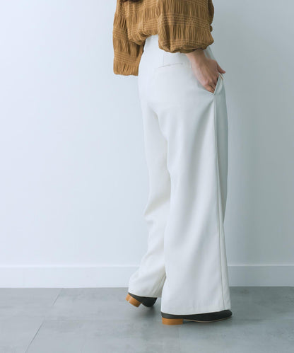 翻蓋口袋寬鬆長褲