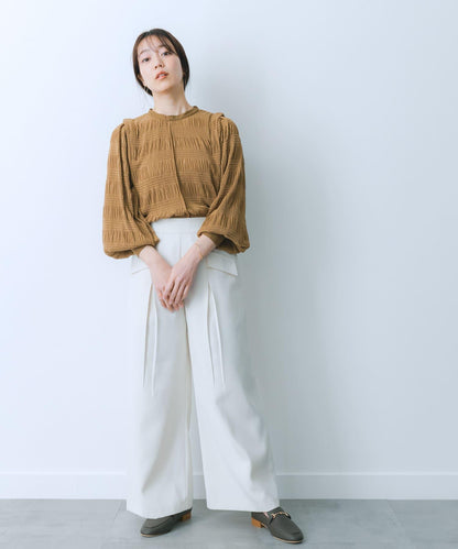 翻蓋口袋寬鬆長褲