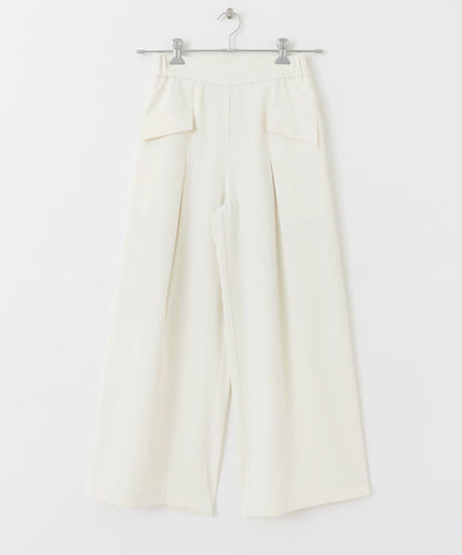 翻蓋口袋寬鬆長褲