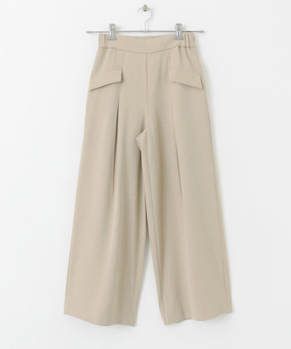 翻蓋口袋寬鬆長褲