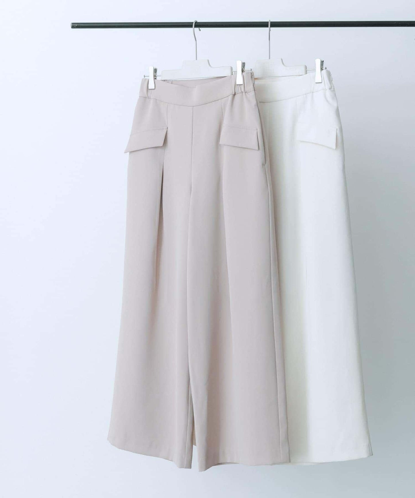 翻蓋口袋寬鬆長褲