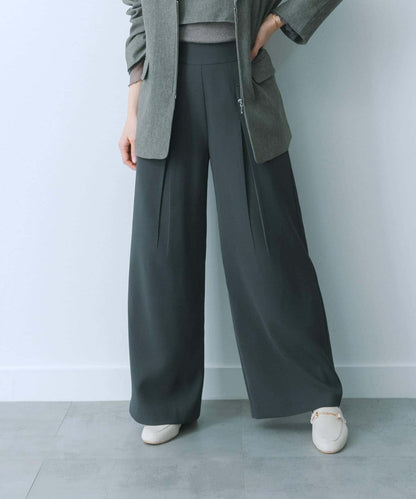 翻蓋口袋寬鬆長褲