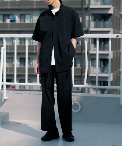 Uiscel 4向彈力側拉鍊寬鬆襯衫