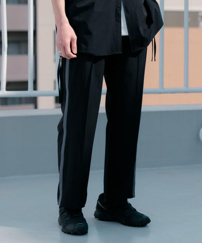 Uiscel 4向彈力側邊條紋褲