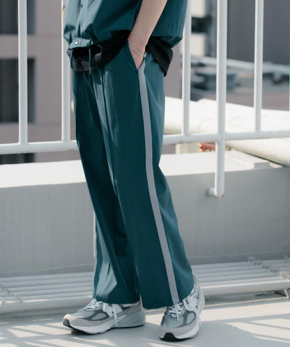 Uiscel 4向彈力側邊條紋褲