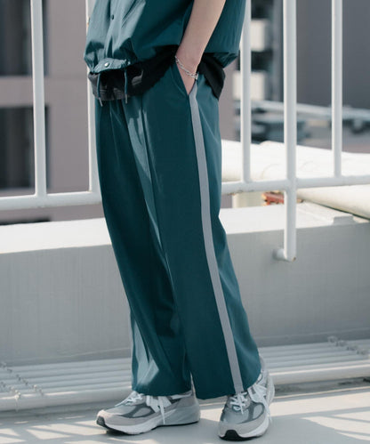 Uiscel 4向彈力側邊條紋褲