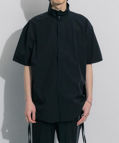 Uiscel 4向彈力側拉鍊寬鬆襯衫