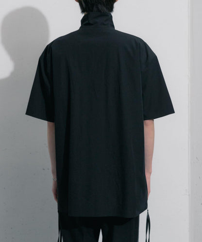 Uiscel 4向彈力側拉鍊寬鬆襯衫