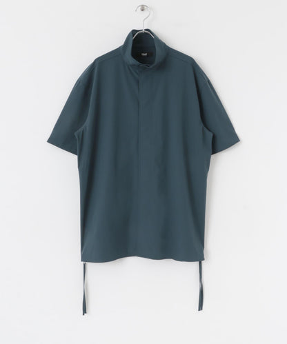 Uiscel 4向彈力側拉鍊寬鬆襯衫