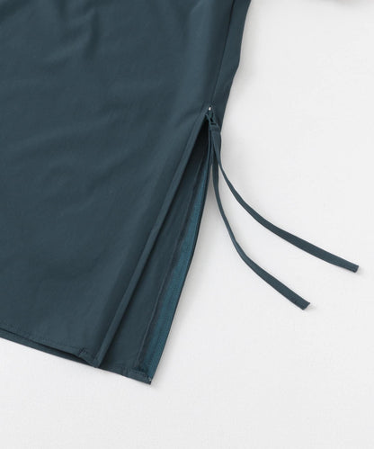 Uiscel 4向彈力側拉鍊寬鬆襯衫