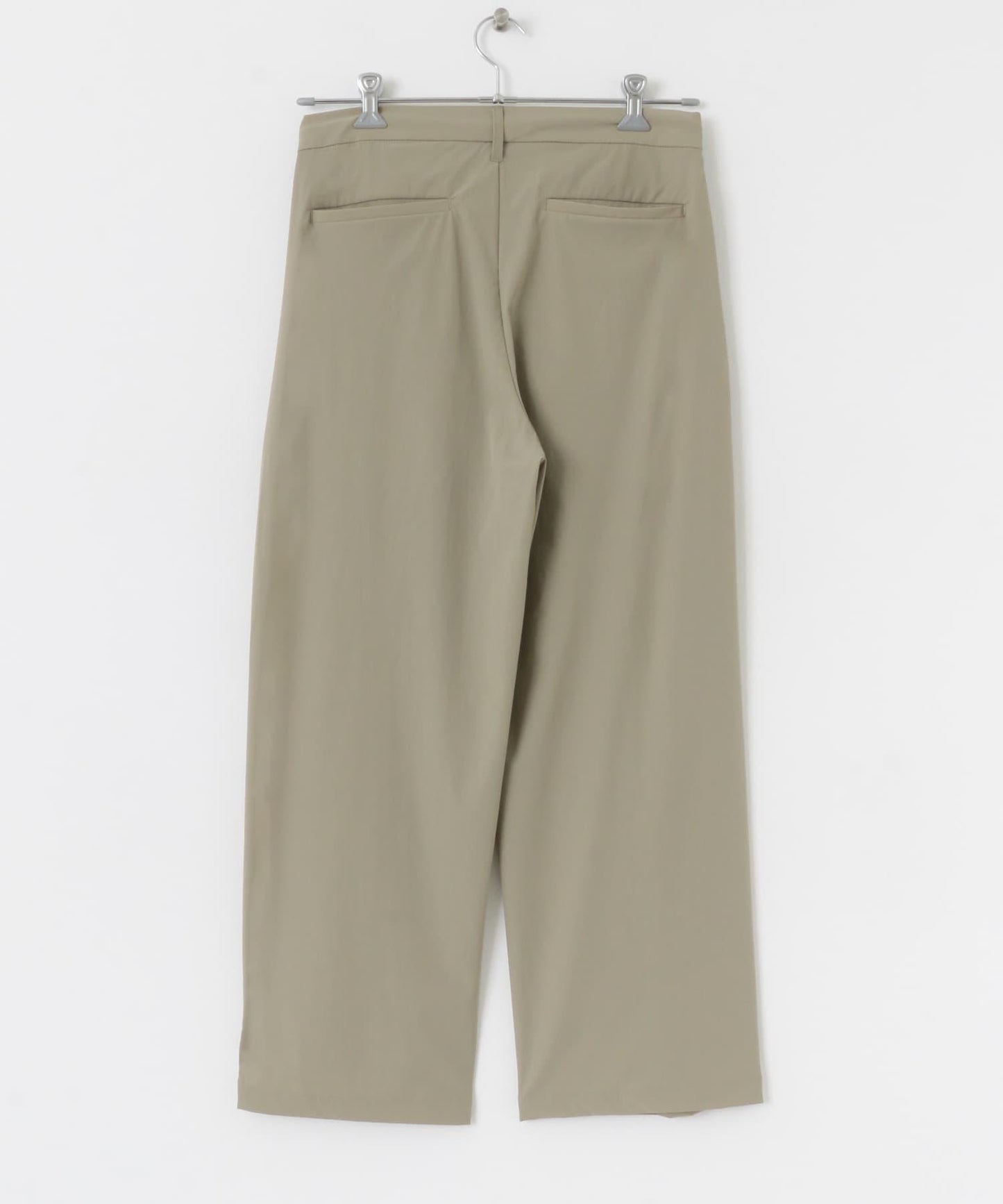 Uiscel 4向彈力雙褶寬腿褲