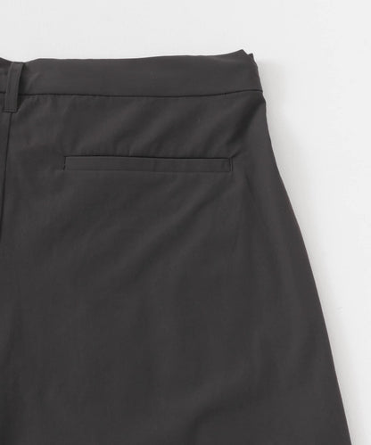 Uiscel 4向彈力雙褶寬腿褲