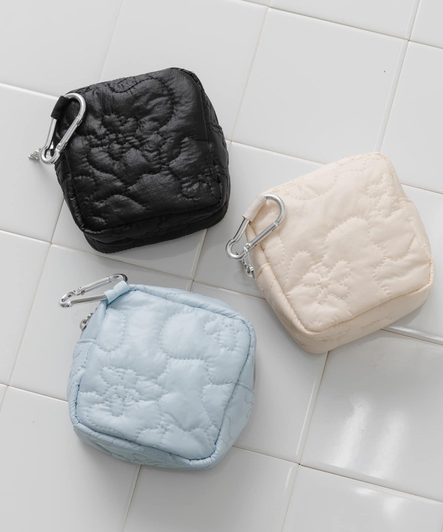 花卉絎縫迷你收納包