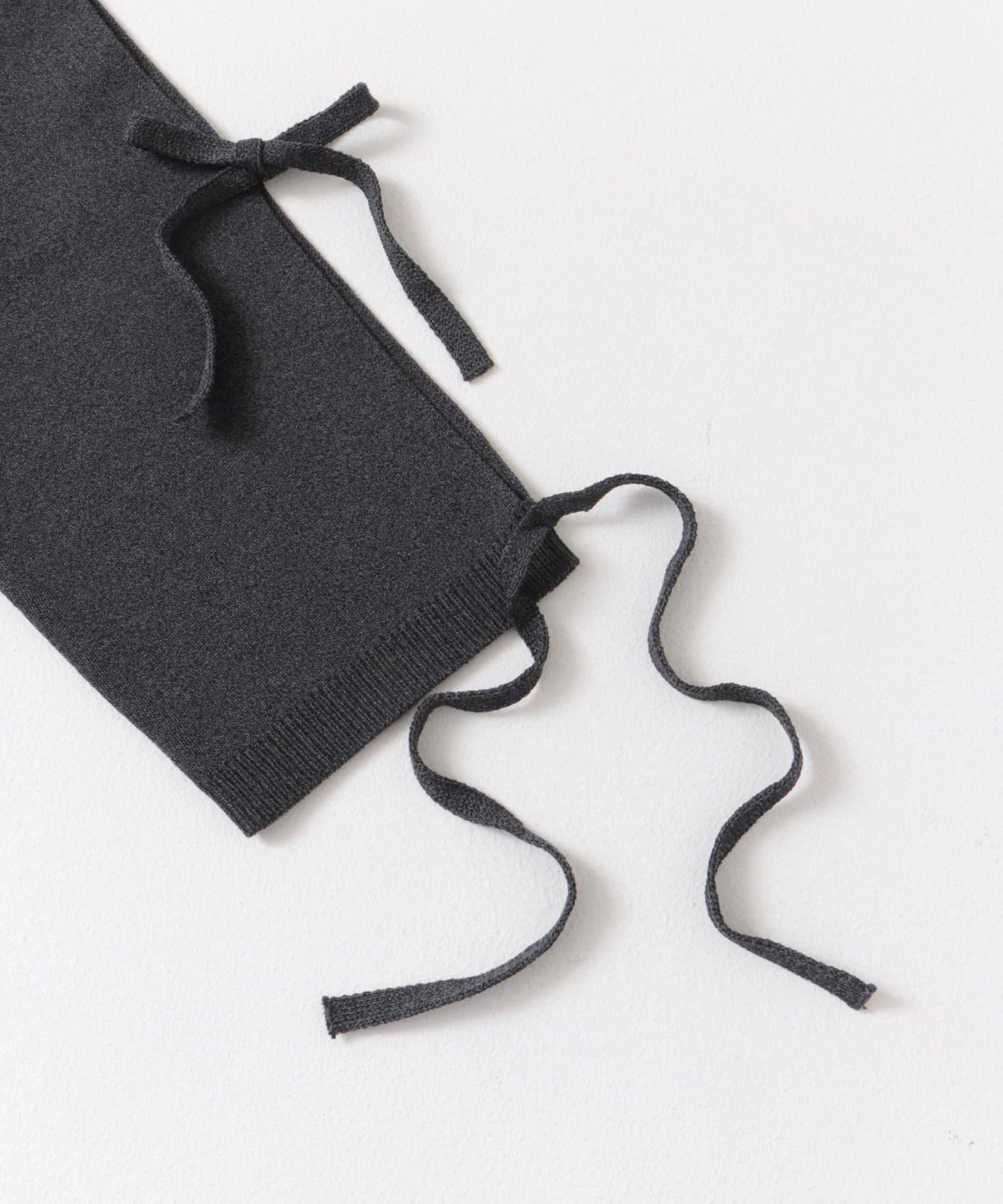 蝴蝶結開叉袖針織衫（五分袖）