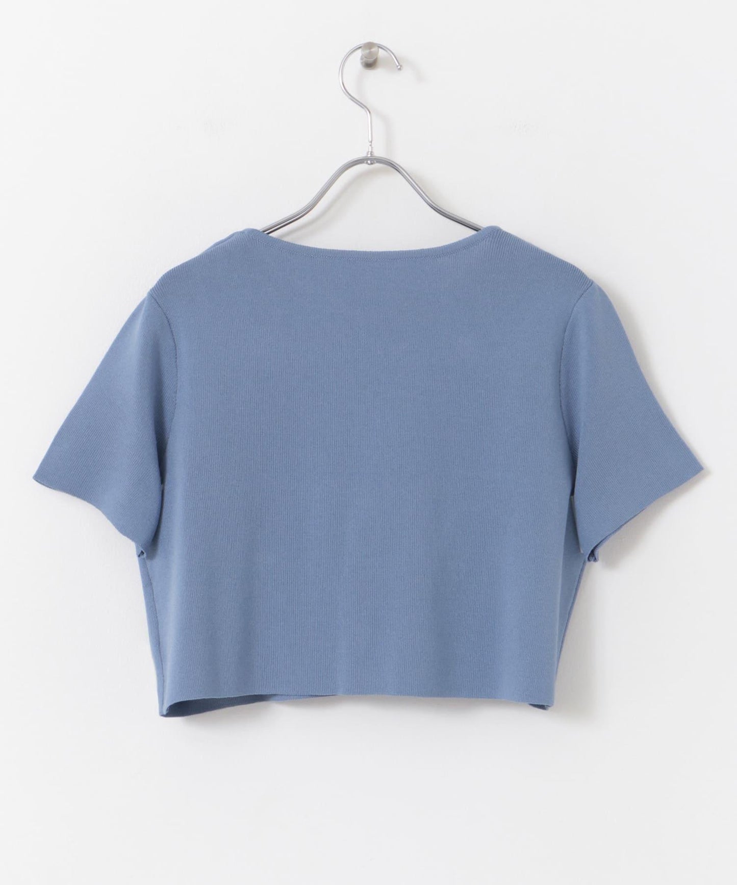 心形領口鑲鑽毛衣