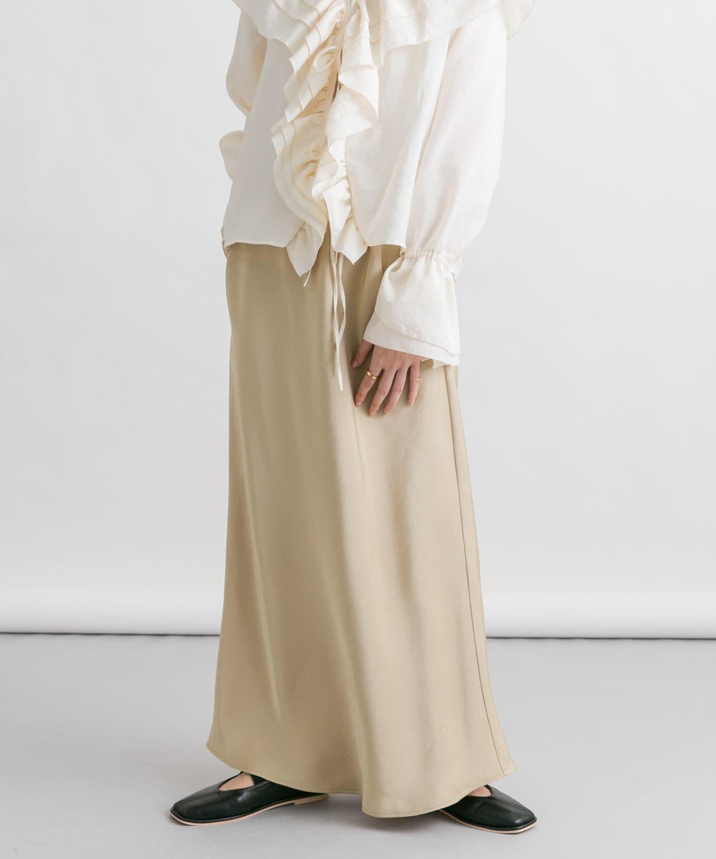 緞面修身半身裙