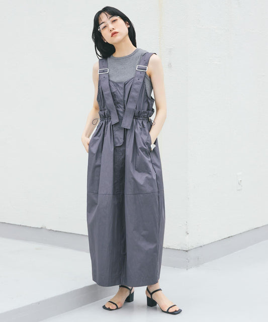 工裝風連衣裙