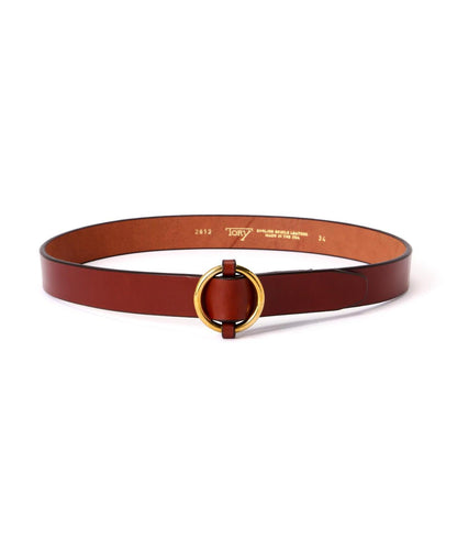【TORY LEATHER/托里皮革】帶環扣的皮帶