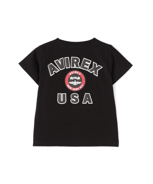 《KIDS》校服T恤/VARSITY T恤/AVIREX / 阿維雷克斯