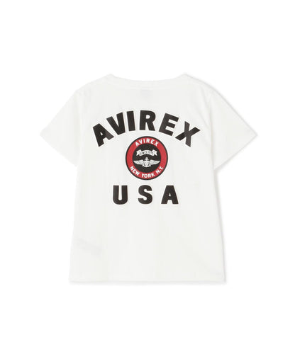 《KIDS》校服T恤/VARSITY T恤/AVIREX / 阿維雷克斯