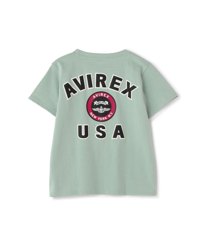 《KIDS》校服T恤/VARSITY T恤/AVIREX / 阿維雷克斯