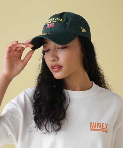 直營店限定/×紐埃拉 球衫帽 美國國旗/ AVIREX×NEW ERA 9TWENTY 球衫帽