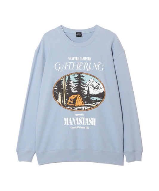 MANASTASH 休閒運動服 聚會款 圓領衛衣