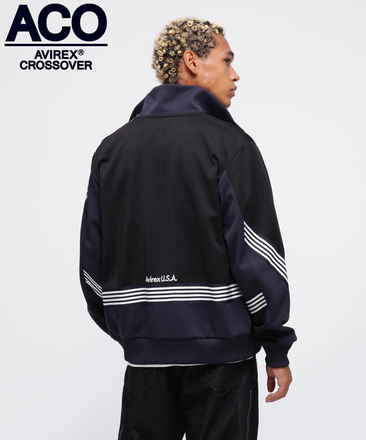 《CROSSOVER》運動夾克 / 軌道夾克 交叉設計 / AVIREX / 阿維雷克斯