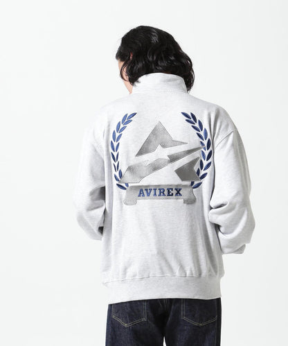 《&DEPOT限定》ASTAR HALFZIP SWEAT / A星 半拉鍊衛衣 / AVIREX / 阿維雷克斯