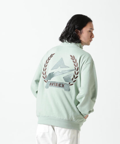 《&DEPOT限定》ASTAR HALFZIP SWEAT / A星 半拉鍊衛衣 / AVIREX / 阿維雷克斯