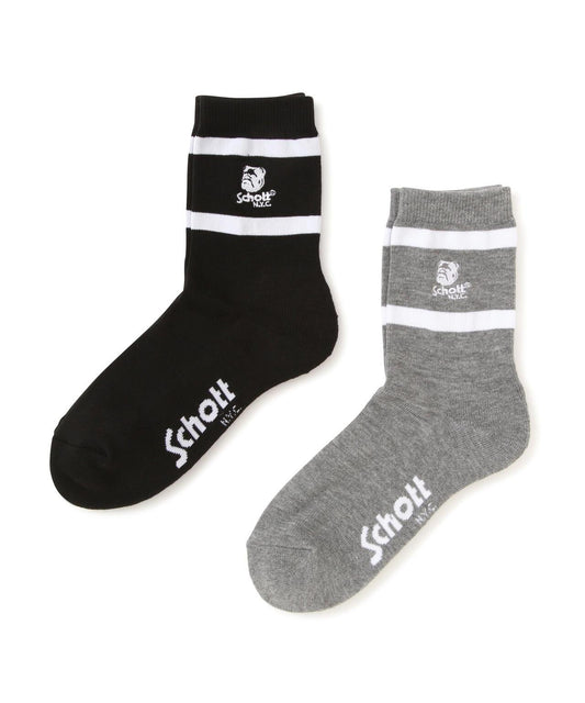 直營限定/HIGT-SOCKS STENCIL BULLDOG/印花牛頭犬高筒襪