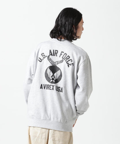 《&DEPOT限定》美國空軍圓領衛衣 / 美國空軍圓領衛衣 / AVIREX