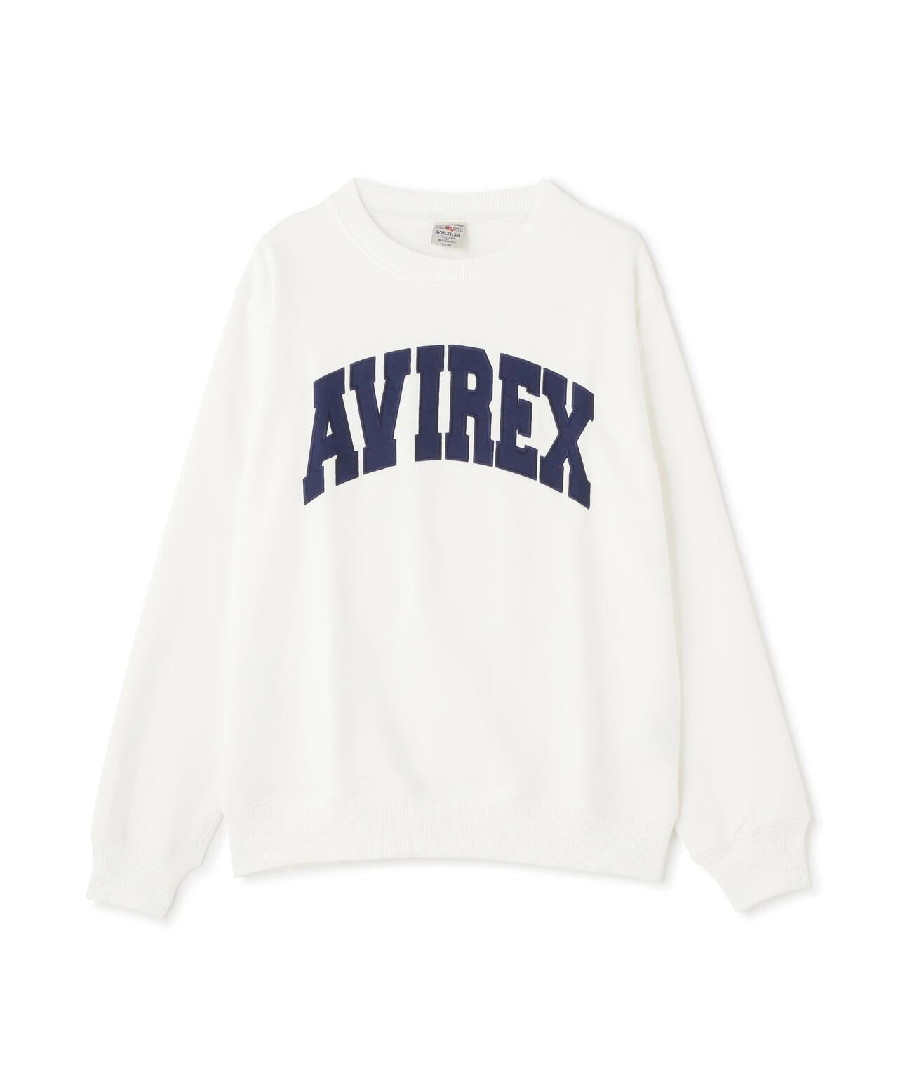 《日常》圓領長袖衛衣LOGO / 圓領長袖衛衣 / AVIREX /