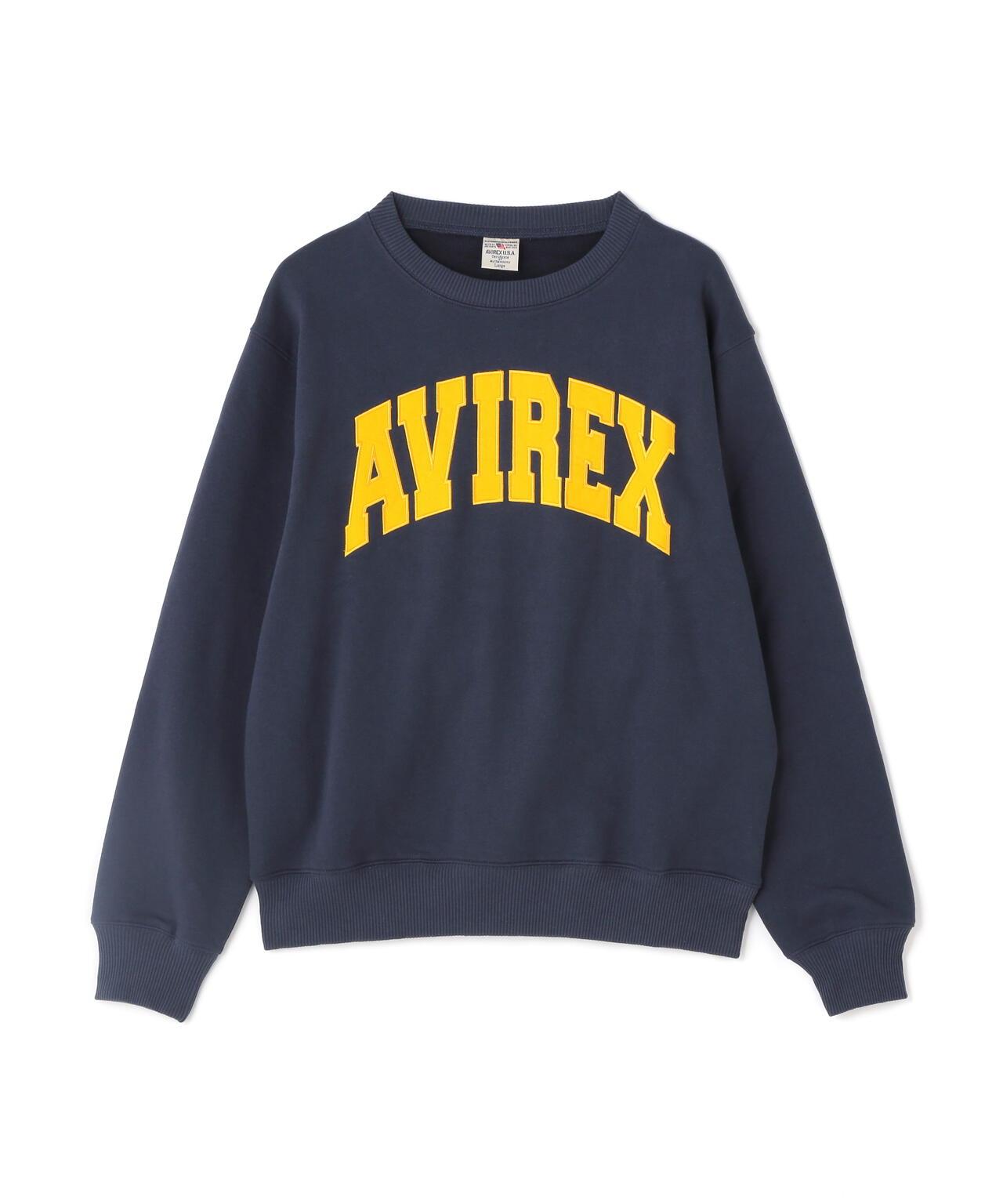 《日常》圓領長袖衛衣LOGO / 圓領長袖衛衣 / AVIREX /