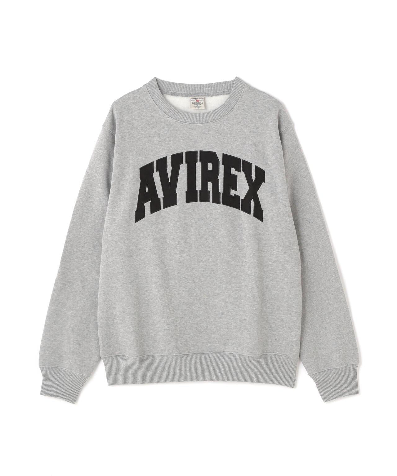 《日常》圓領長袖衛衣LOGO / 圓領長袖衛衣 / AVIREX /