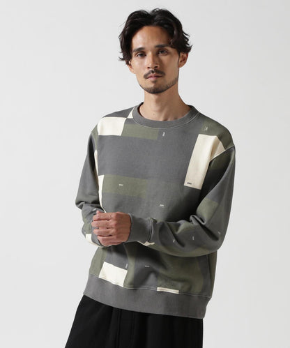 CREW NECK SWEAT GEOMETRY / 圓領衛衣 幾何圖案 / AVIREX / 阿維雷克斯
