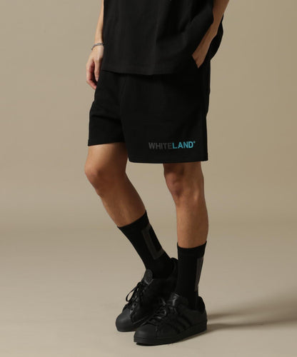 &DEPOT限定/WHITELAND/白色土地/貓頭鷹LOGO衛衣短褲/彩色標誌短褲