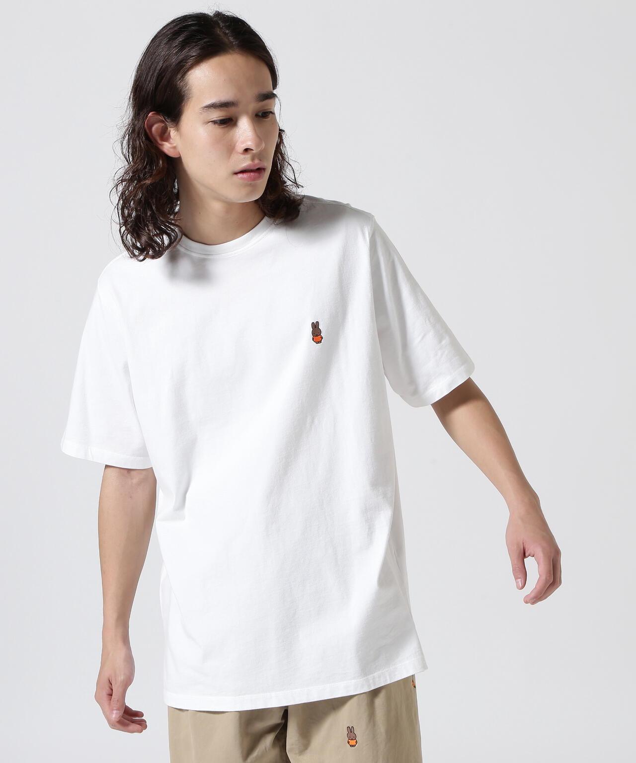 POP TRADING COMPANY/Pop & Miffy 刺繡T恤