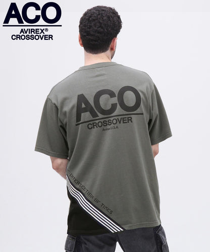 《CROSSOVER》線條T恤 / AVIREX / 阿維雷克斯