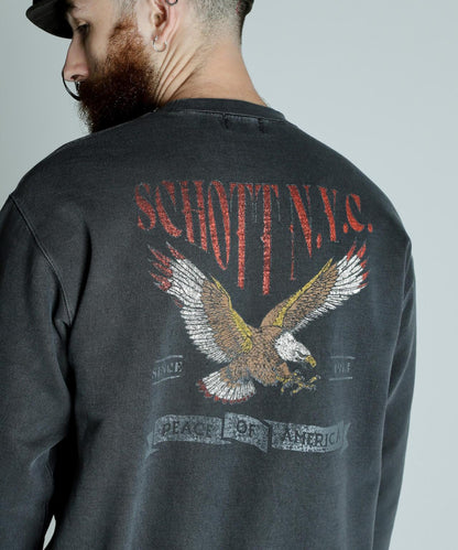 CREW SWEAT TRAD EAGLE/傳統鷹圖案圓領衛衣