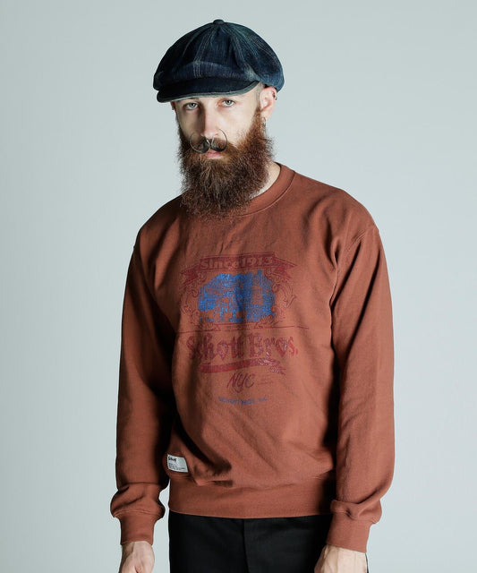 CREW SWEAT Schott FACTORY/圓領衛衣 肖特工廠