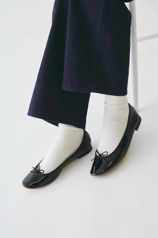 【Repetto】仿皮芭蕾舞鞋