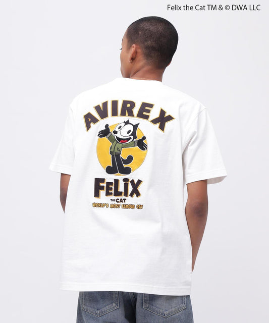 《AVIREX×FELIX》刺繡標誌短袖T恤/刺繡標誌 短袖T恤/阿維雷克斯/菲利克斯